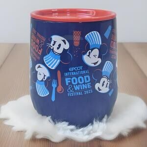 2023 Disney Parks Epcot Food & Wine Festival Chef Mickey Corkcicle Steel Tumbler